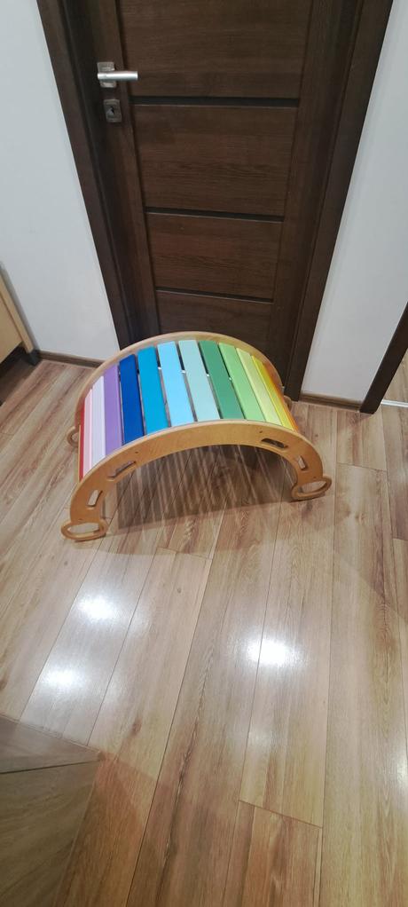 Drevená montessori kolíska 3v1, 