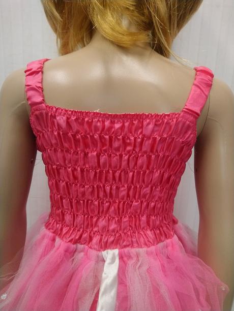 Kostým mačička ružovo biela, 3-4r, 98-104 cm, 