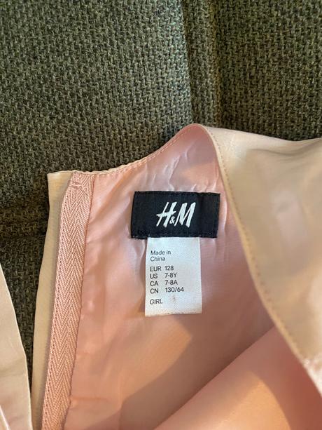 Dievčenske šaty elegantne, h&m,128