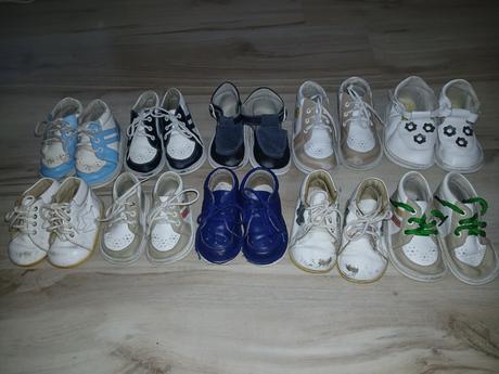 Prvé topánky mix veľkostí 16 - 22, <17