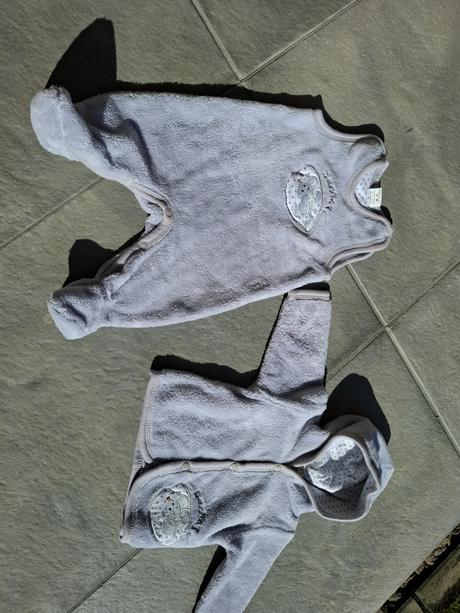 Teplé polodupačky +mikina 56 súprava, richelieu,56