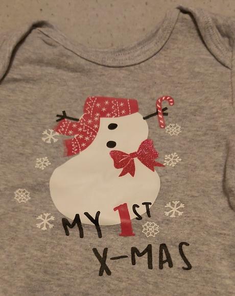 Vianočné body sivé snehuliak 62/68, lupilu,62