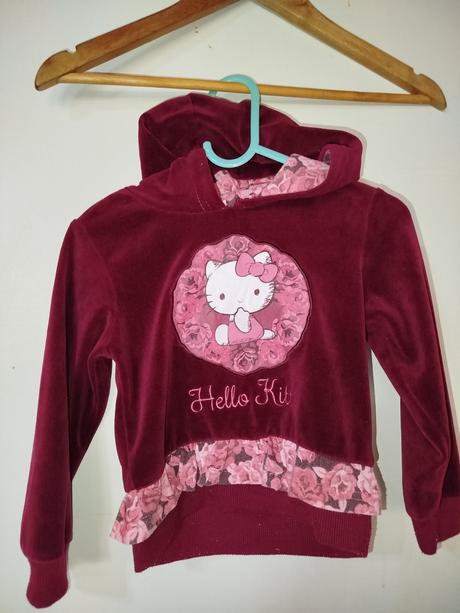 Dievčenská mikina, hello kitty,104