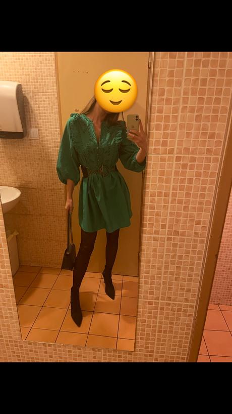 Zelene saty zara xs, zara,xs