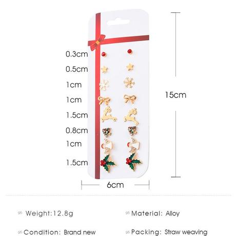 Nausnice set 8 parov, 