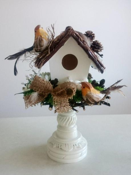 Dekorácia - vtáčia búdka,