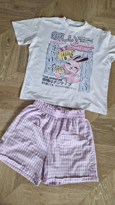 Set tričko + šortky, zara,152