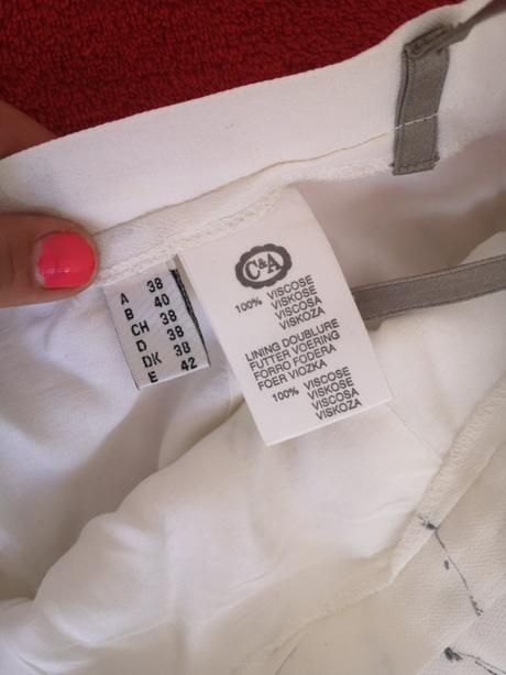 Dlhá biela sukňa, yessica,38