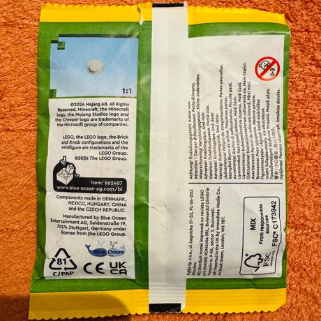 Lego minecraft 662407, 