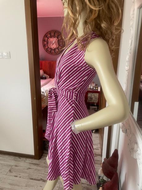 Pruzkovane saty mohito, mohito,xs