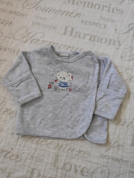 Košieľka s rukávmi proti poškriabaniu bábätka, 62