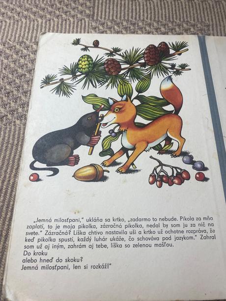 Staré retro leporelo zázračná pikola eva jílková,