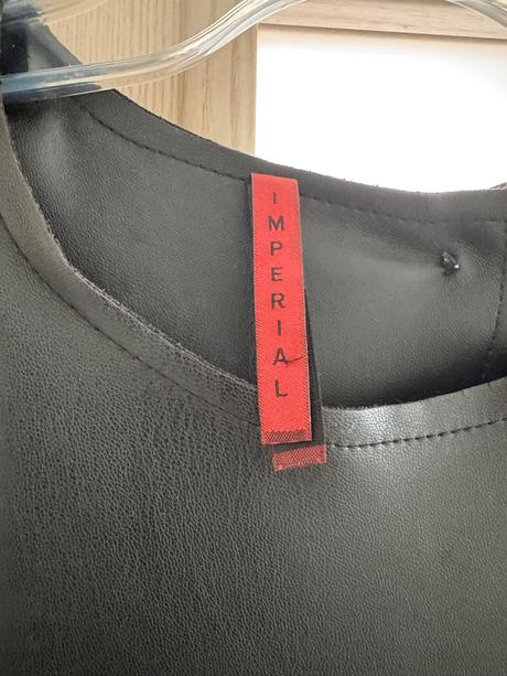 Koženkové šaty imperial, 36