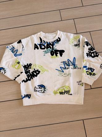 Popísaná mikina, zara,158