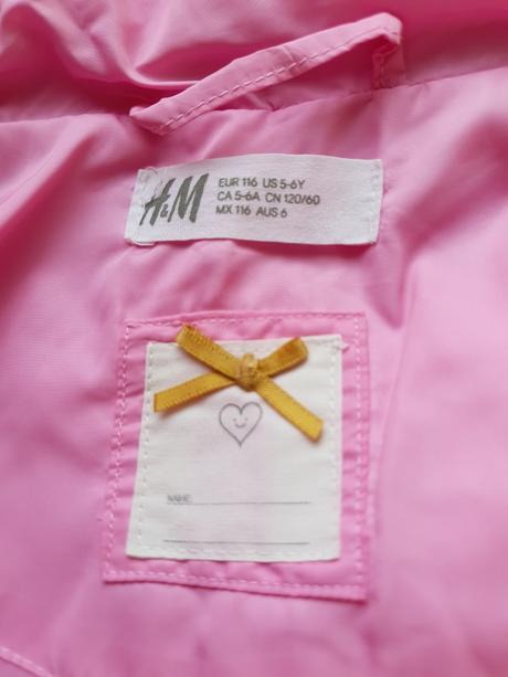 Vatovana bunda, h&m,116