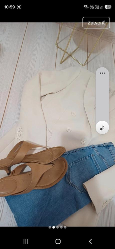 Kremove sako zara, zara,xs