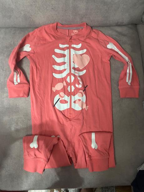 Overal/pyžamo kostra heloween veľ.86/92, lupilu,86