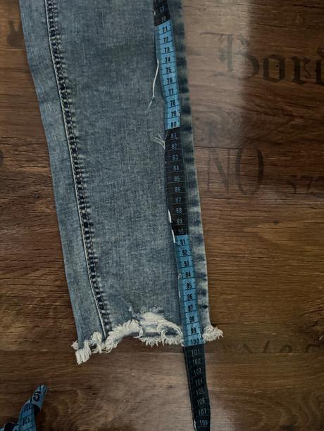 Elastické rifle high waist, takko,s