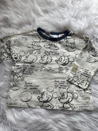 Tricko zara mickey, zara,74