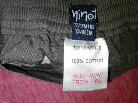 Málo nosené šortky, minoti,74