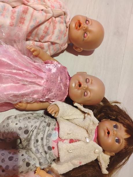 Baby born bábiky+príslušenstvo+taburetka, 