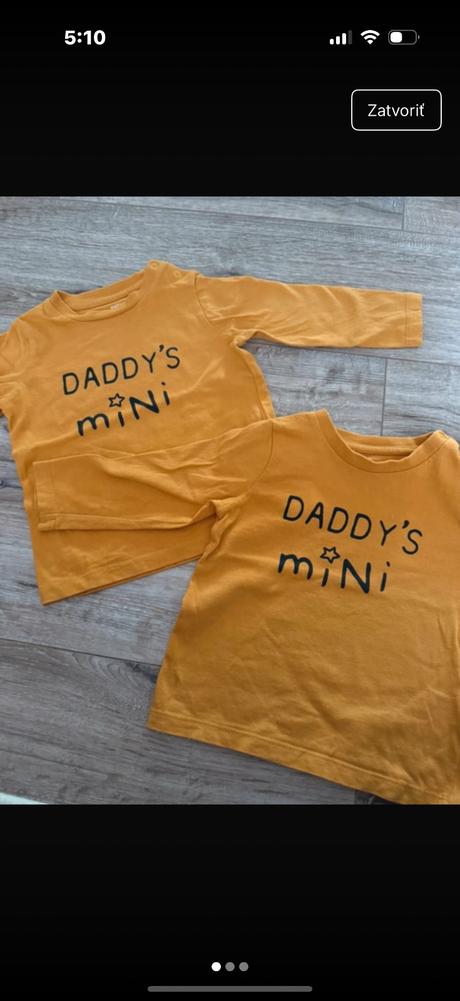 Tričká pre dvojičky v.68, 68