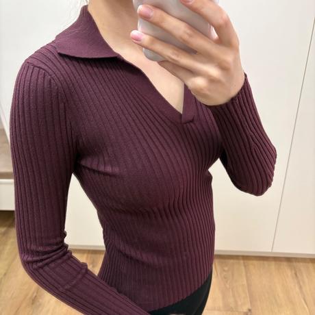 Vrúbkovaný sveter, s