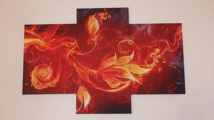 3 dielny obraz na plátne,