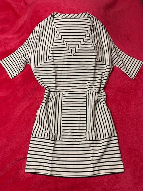 Pohodlné elastické šaty s vreckami, l