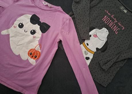 Tričko heloween 134/140, h&m,134