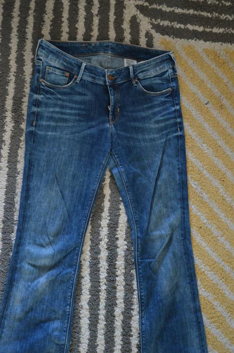 Rifle denim bootcut 31/32, h&m,170