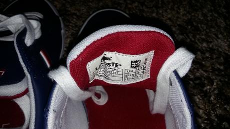 Takmer nenosene tenisky, lacoste,38