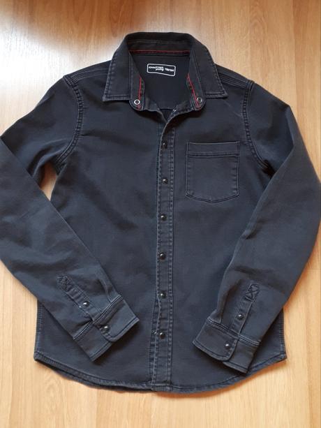 Riflová bundička/košela 158/164, 164