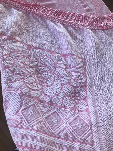 Vintage bavlnena deka na postel,