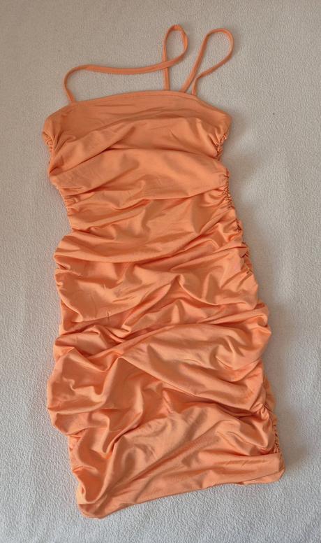 Asymetrické šaty na ramienka, xs