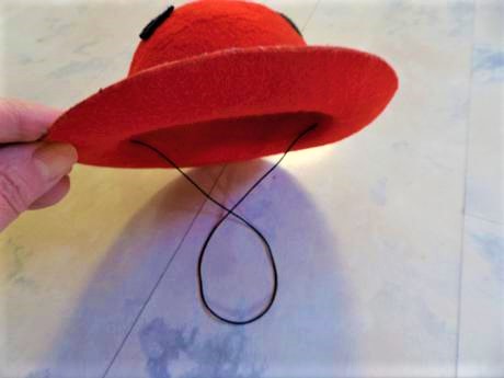 Filcový klobúčik pre bábiku, 
