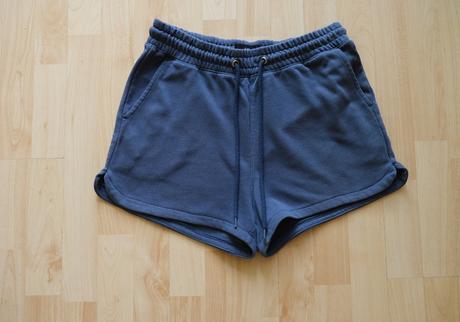 Modré šortky, h&m,m