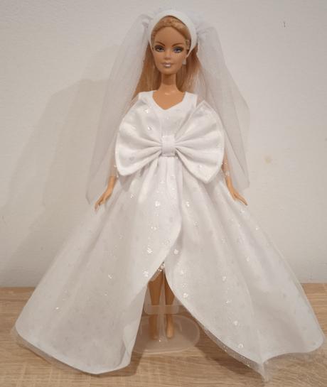 Svadobné šaty pre barbie, 