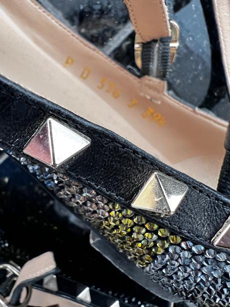 Valentino gavarani full crystals balerinas 39.5, 39