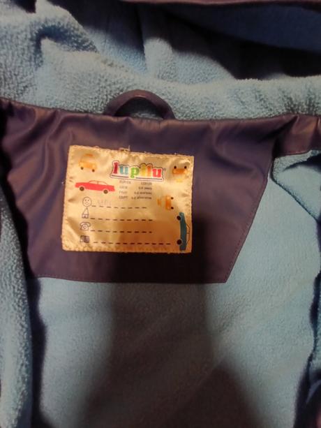 Prechodná bunda tenká  i do dažďa 122/128, lupilu,128