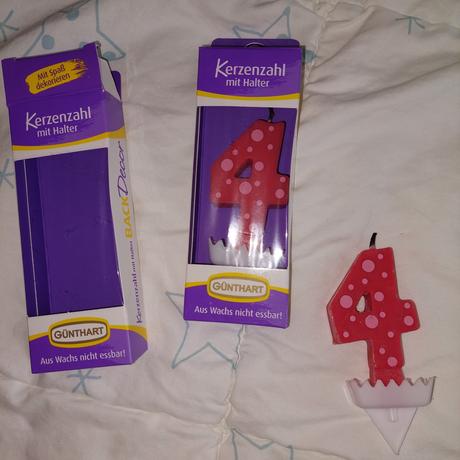 Sviečky narodeninove tortove 4 príp. 44, 
