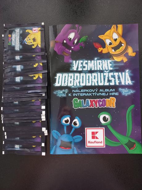 Vesmirne dobrodruzstva - nalepkovy album,