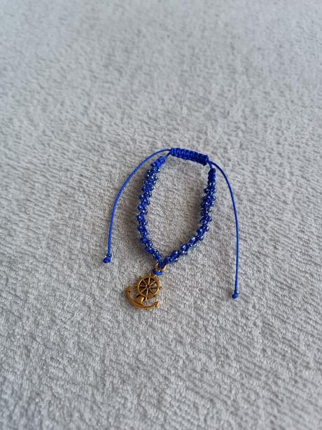 Náramok s kotvou pre šťastie,