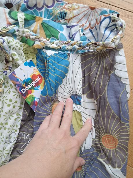 Vzorovaná podšitá letná sukňa desigual veľkosť 44, desigual,44