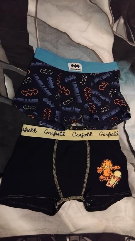 Boxerky batman a garfield č.122/128 3ks, 122