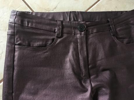 Nohavice z ekokože, m