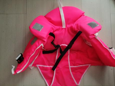 Záchranná vesta pre dievčatka 5-15 kg, xs
