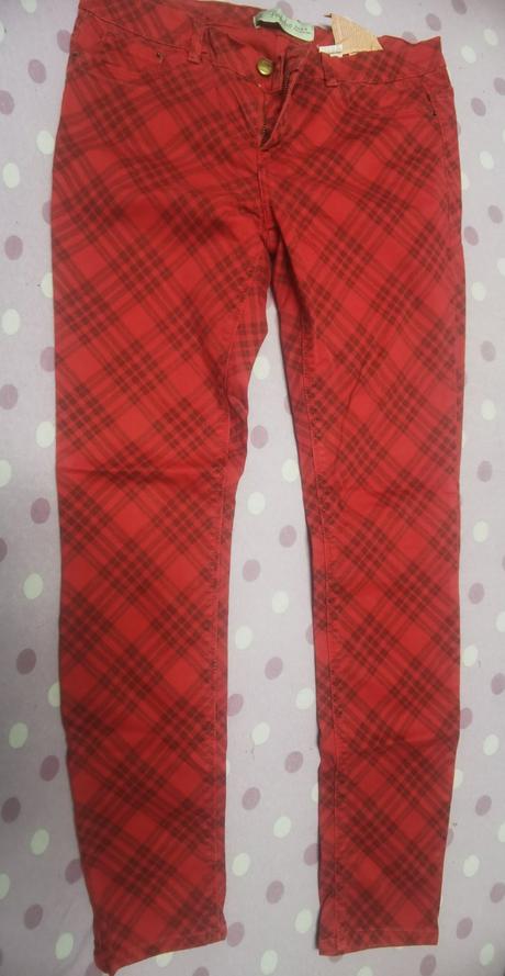 Kockovane nohavice zara, zara,38