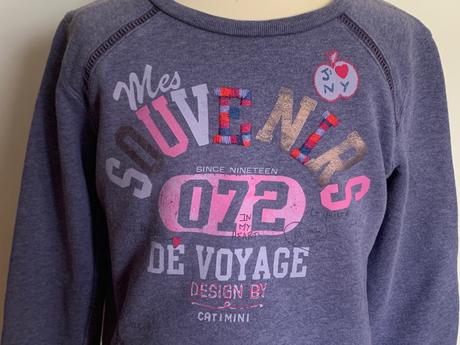 Catimini mikina s nápisom, 140