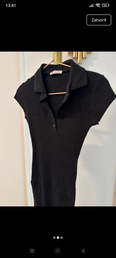 Zara basic šaty, zara,m